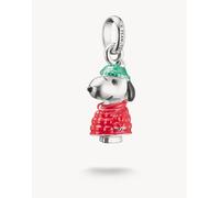 Thomas Sabo - Charm pendente tonalità argento, nero, rosso e verde One Size