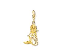 Thomas Sabo Ciondolo a forma di sirena in argento placcato oro 1887 414 7, misura unica, Argento sterling, Nessuna pietra preziosa, Ciondolo a forma di sirena