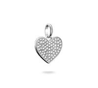 THOMAS SABO Ciondolo a forma di cuore di pavé Connect argento 925 riciclato
