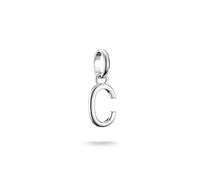 THOMAS SABO Ciondolo a forma di lettera C in argento 925 - Semplice ciondolo per collana e bracciale