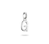 THOMAS SABO Ciondolo a forma di lettera G in argento 925 - Ciondolo minimalista per collana e bracciale