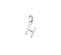 THOMAS SABO Ciondolo a forma di lettera H - argento 925 riciclato - gioielli iniziali per bracciale e catena - design senza tempo - Connect Charm