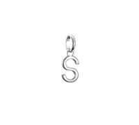 THOMAS SABO Ciondolo a forma di lettera S - argento 925 riciclato - gioielli personalizzati con lettera per bracciale & catena - Connect Charm