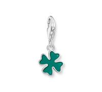 THOMAS SABO Ciondolo a forma di quadrifoglio in argento sterling 925 riciclato 2017-007-34, misura unica, Argento sterling, Nessuna pietra preziosa