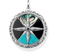 THOMAS SABO - Ciondolo Bussola Grande Argento Sterling 925- Annerito Pe834-979-7 - - Accessories - Uomo - Multicolore - ONE SIZE