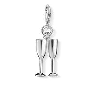 Thomas Sabo Ciondolo da Donna, Argento 925, glasses champagne charm
