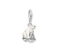 THOMAS SABO Ciondolo da donna con stella e luna, in argento Sterling 925, 1794-051-14, misura unica, Argento sterling, Nessuna pietra preziosa