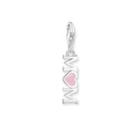 THOMAS SABO Ciondolo in argento sterling 925 riciclato, con cuore e mamma, 2001-007-9, misura unica, Argento sterling, Nessuna pietra preziosa