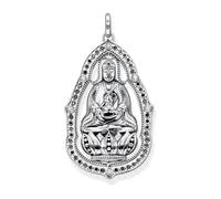 THOMAS SABO - Ciondolo Madonna Nero Bianco Argento - - Accessories - unisex - Grigio - ONE SIZE