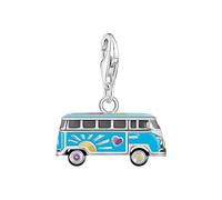 THOMAS SABO Ciondolo originale Volkswagen Hippie-Bus, argento