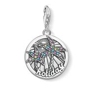 THOMAS SABO - Ciondolo pendente Coin Tropical 1768-342-7 - - Accessories - Donna - Grigio - ONE SIZE