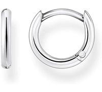 Thomas Sabo Classic orecchini a cerchio in argento sterling 925 con chiusura a clip, 1.20 cm, Argento sterling, Non applicabile