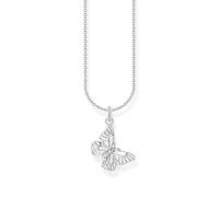 THOMAS SABO Collana con ciondolo a forma di farfalla, in argento Sterling 925, KE2223-001-21, misura unica, Argento sterling, Nessuna pietra preziosa
