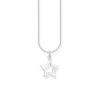 THOMAS SABO Collana con ciondolo a forma di stella, in argento Sterling 925, KE222-001-21, misura unica, Argento sterling, Nessuna pietra preziosa