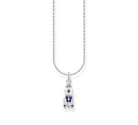 THOMAS SABO Collana con ciondolo a razzo in argento Sterling 925 KE2225-347-7, misura unica, Argento sterling, Zirconia cubica