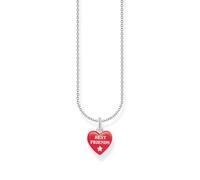 THOMAS SABO Collana con ciondolo Best-Friends in argento Sterling 925 KE2237-007-10, misura unica, Argento sterling, Nessuna pietra preziosa