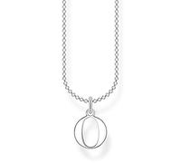 Thomas Sabo Collana con lettera O in argento sterling 925, Argento, KE2024-001-21