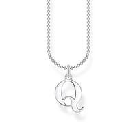 Thomas Sabo Collana con lettera Q, in argento Sterling 925, Argento, KE2026-001-21