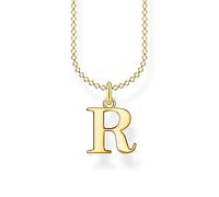 Thomas Sabo Collana con lettera R, argento dorato, Oro giallo, KE2027-413-39