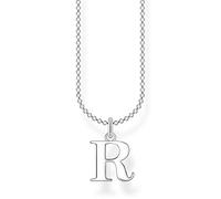 Thomas Sabo Collana con lettera R in argento sterling 925, Argento, KE2027-001-21