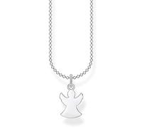 Thomas Sabo Collana da Donna in Argento Sterling 925 con Ciondolo a Forma di angelo, Lunghezza 38-45 cm
