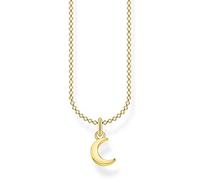 Thomas Sabo Collana da Donna in Argento Sterling 925 con Luna, Lunghezza 38-45 cm