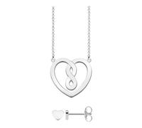 THOMAS SABO - Collana e Orecchini Cuore Set0561-001-21-L42V - - Accessories - unisex - Grigio - ONE SIZE