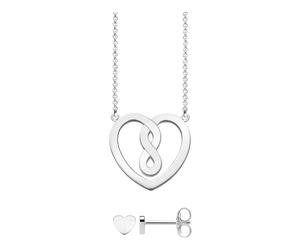 THOMAS SABO - Collana e Orecchini Cuore Set0561-001-21-L42V - - Accessories - unisex - Grigio - ONE SIZE