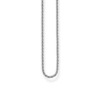 Thomas Sabo Collana in cordoncino argento sterling 925 annerito KE1349-637-12