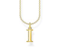 Thomas Sabo Collana lettera I in argento dorato, Oro giallo, KE2018-413-39