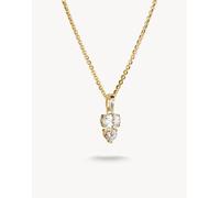 THOMAS SABO Collana da donna in argento con zirconi 32032254, One Size, Argento sterling, Non pietra preziosa