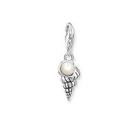 Thomas Sabo Collezione Ciondoli Charm Mare, Misura unica, Argento sterling, Nessuna pietra preziosa, Ciondolo a forma di conchiglia con perla