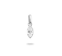 Thomas Sabo Connect Ciondolo Charm Birthstone Collection in Argento Sterling 925 Aprile CC1332-051-14