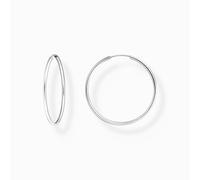 Thomas Sabo Orecchini a cerchio medio in argento Sterling 925 CR728-001-21, misura unica, Argento sterling, Nessuna pietra preziosa