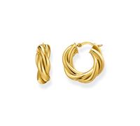 Thomas Sabo CR742-413-39 Bold - Orecchini a cerchio placcati oro 20,0 mm desi...