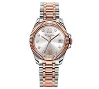 Thomas Sabo Divine Orologio da Polso, Analogico, da Donna, Cinturino Acciaio Inossidabile con Zirconio Cubico, Colore Oro Rosso/Argento Sterling