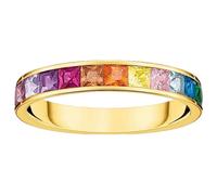 Thomas Sabo Anello da donna TR2403-996-7-56 Pietra Arcobaleno misura 56