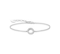 Thomas Sabo Bracciale e Zirconia Cubica In Cerchio da Donna Argento 925