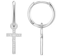 Thomas Sabo Orecchini a Cerchio da Donna, Argento Sterling 925