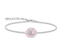 Thomas Sabo Gioielli Donna Bracciale In Argento Con Cuore Rosa A2143-691-9-L19V