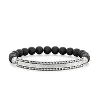 THOMAS SABO Gioiello da Polso con Onice, Argento, 18.5