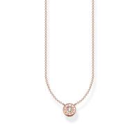 Thomas Sabo Gioiello Di Cerchio con Bianco Pietra Color Oro Rosa KE1881-416