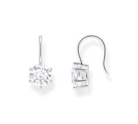 Thomas Sabo H2287-051-14 - Orecchini pendenti in argento sterling 925 con zirconi bianchi, misura unica, Argento sterling, Zirconia cubica