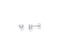 Thomas Sabo H2306-051-14 Orecchino d'argento con pietra bianca a forma di cuo...