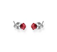 Thomas Sabo H2314-664-10 Orecchini in argento a perno Roses Romance Donne