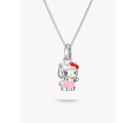 Thomas Sabo Hello Kitty collana rosa in argento, nero, rosso, rosa 45 cm