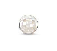 Thomas Sabo Karma Beads da Donna, Bead MadrePerla Bianca, Argento Sterling 925