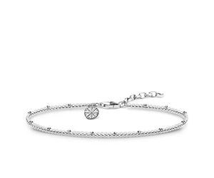 Thomas Sabo Karma Beads Thomas Sabo Silver Karma Wheel Bracelet KA0007-001-21-L19v