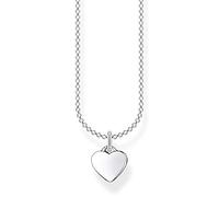 Thomas Sabo KE2049-001-21 Collana da Donna a Forma di Cuore in Argento Sterling 925, 38-45 cm, Argento Sterling