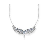 THOMAS SABO KE2167-644-1-L45V - Collana da donna in argento Sterling 925 con ali stilizzate fenice, lunghezza 45 cm, colore: Argento, 45 cm, Argento sterling, Zirconia cubica